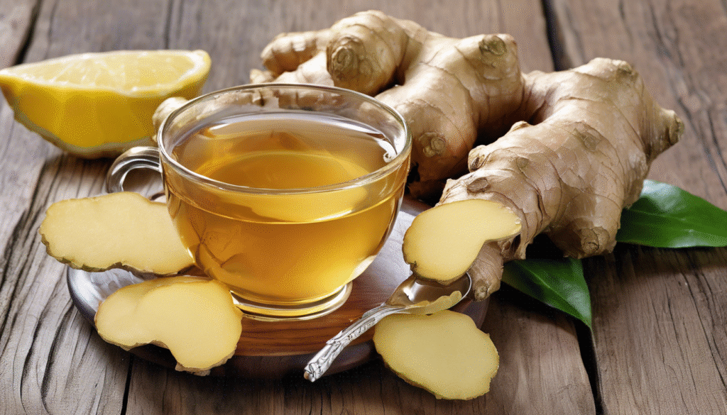 ginger with tea