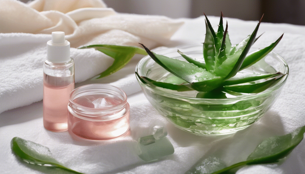 aleovera and rose water