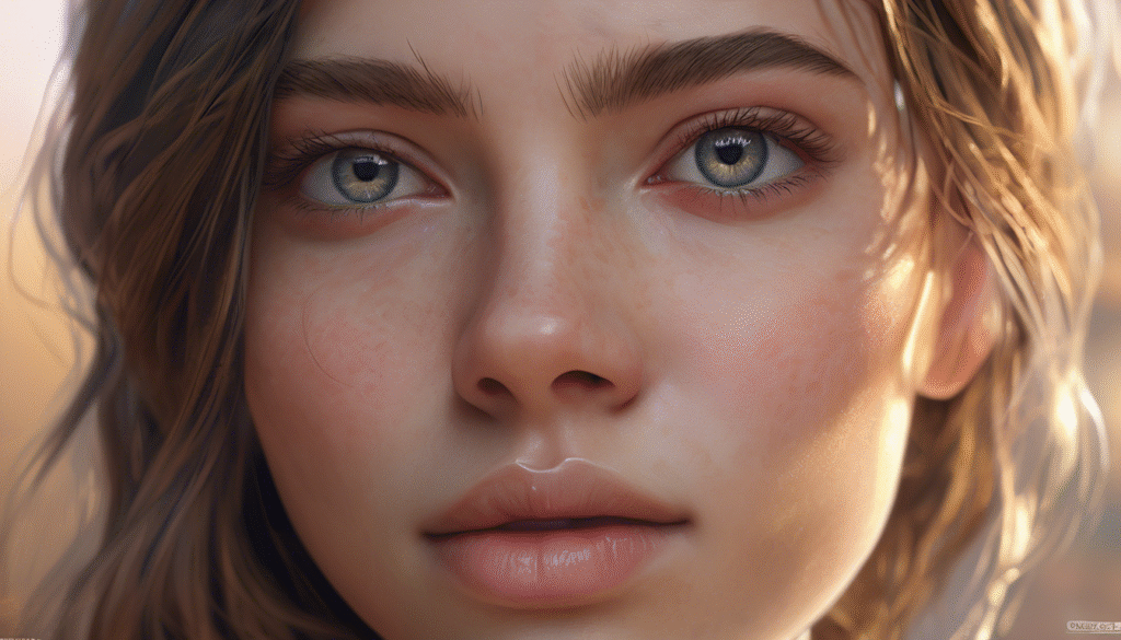 girl with natural repair skin