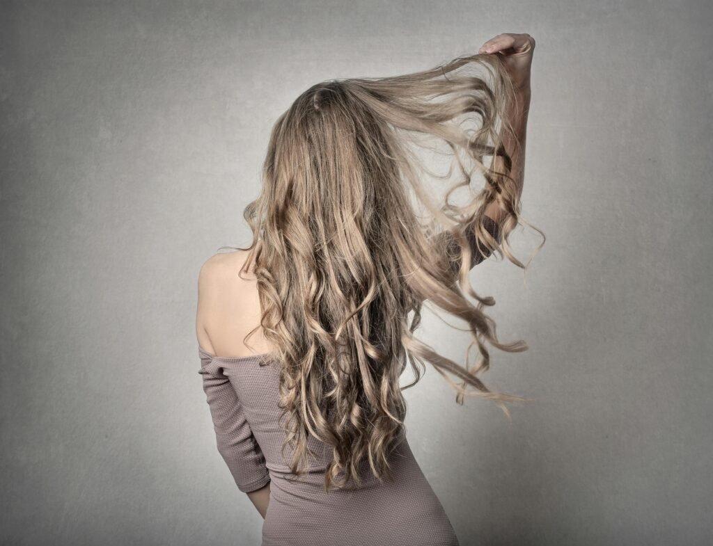 girl with strong hair